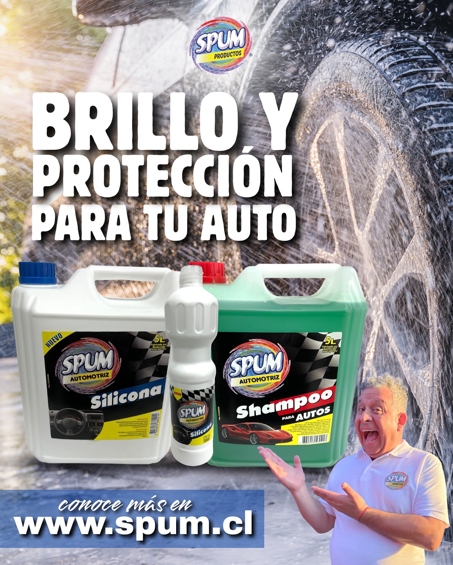 ¡Limpia tu auto con la línea de... - Productos de Aseo Spum | Facebook