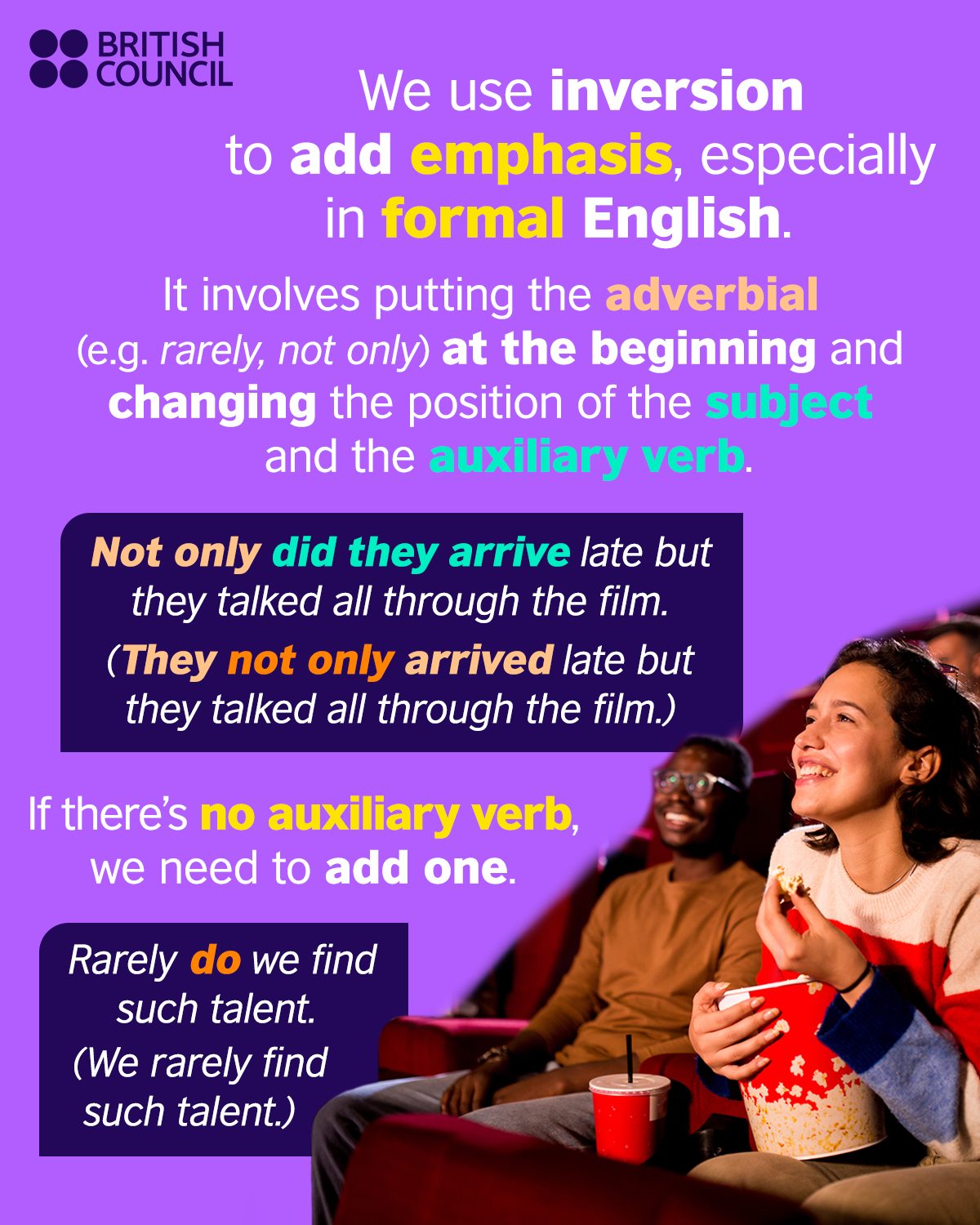 Not only ______ the... - LearnEnglish – British Council | Facebook