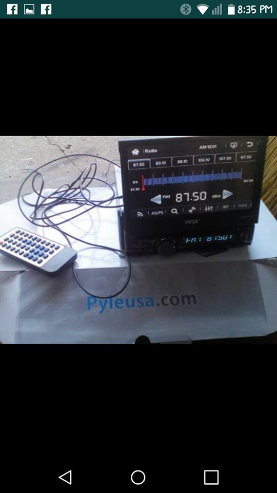 Pioneer Carrozzeria avic zh77 Cyber Navi navigation system. It