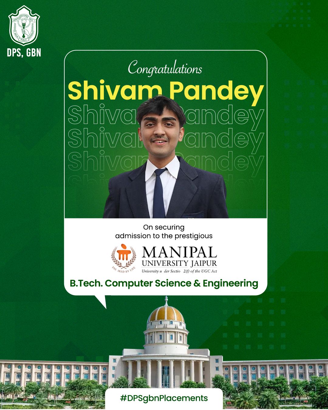 Delhi - We are proud to celebrate Shivam’s incredible achievement of ...