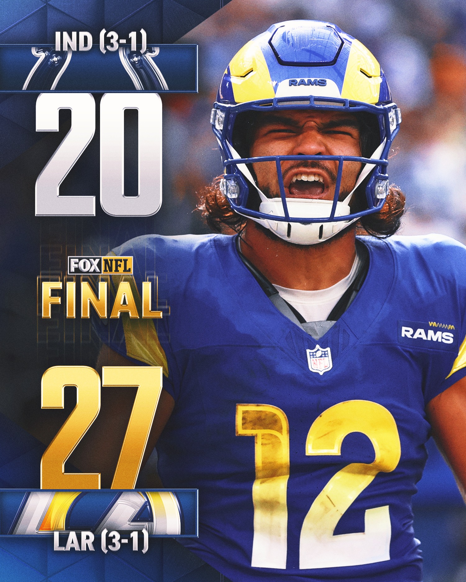NFL - The @rams win a thriller and are now 3-1 this season | Facebook