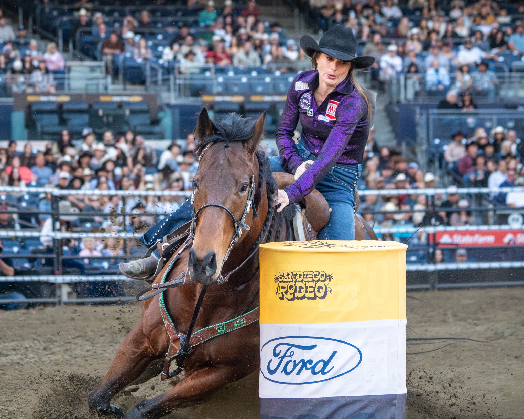 Barrel - Hayle Stillwell claimed the 2026 San Diego Rodeo barrel racing ...
