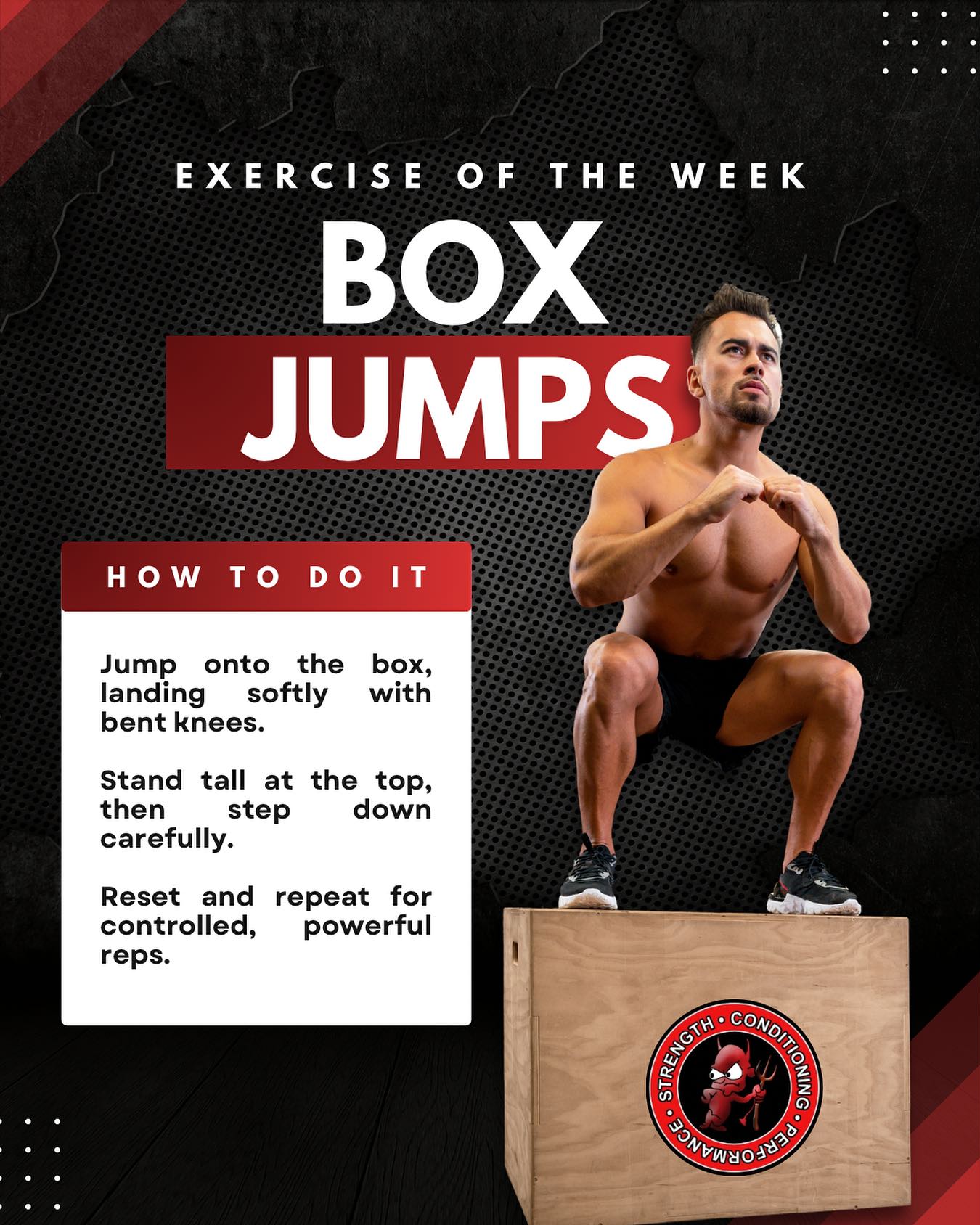 T.O.D - Exercise of the Week: Box Jumps 📦🔥 Why Box Jumps? Builds ...