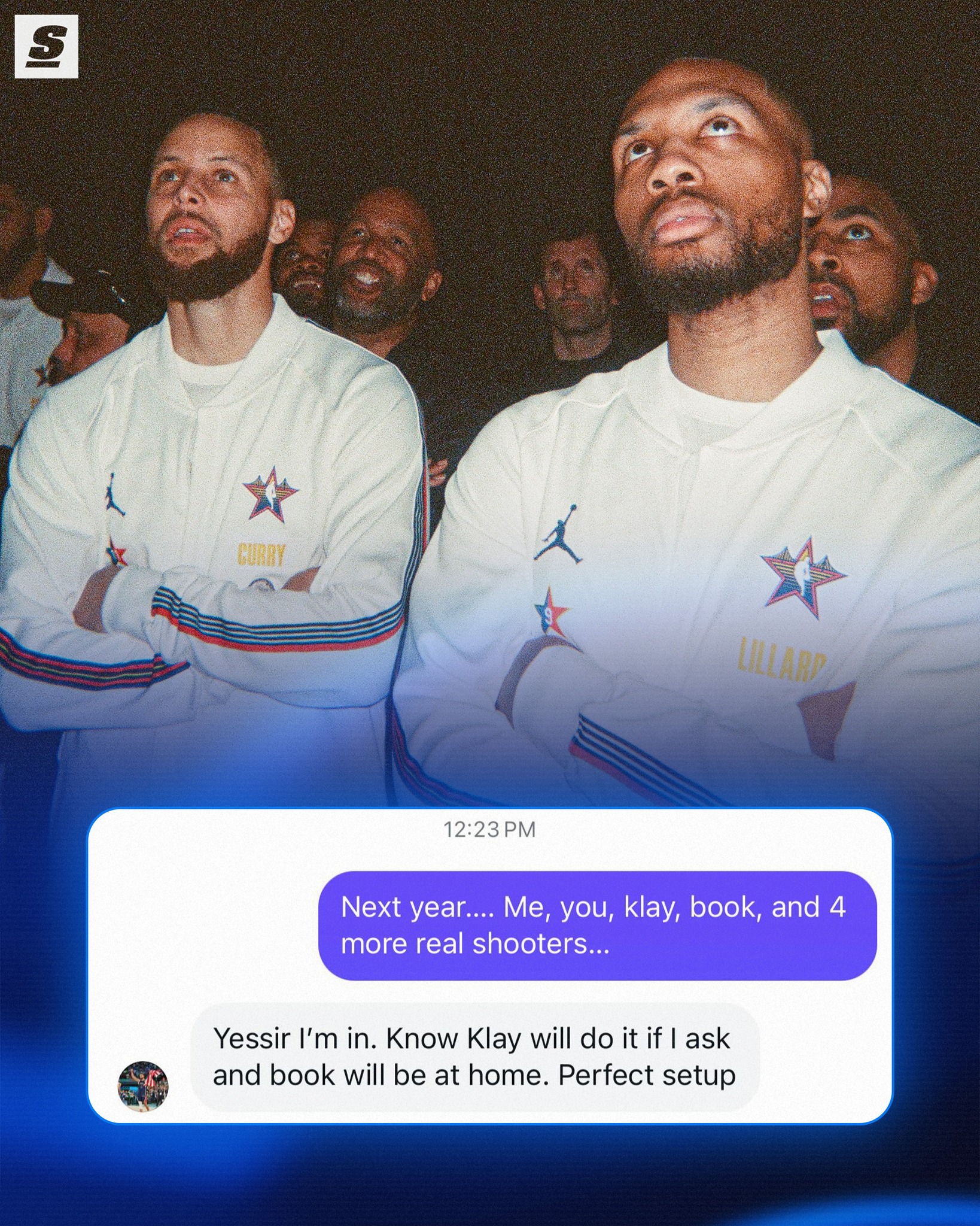 theScore - Dame shared a screenshot of a DM conversation... | Facebook