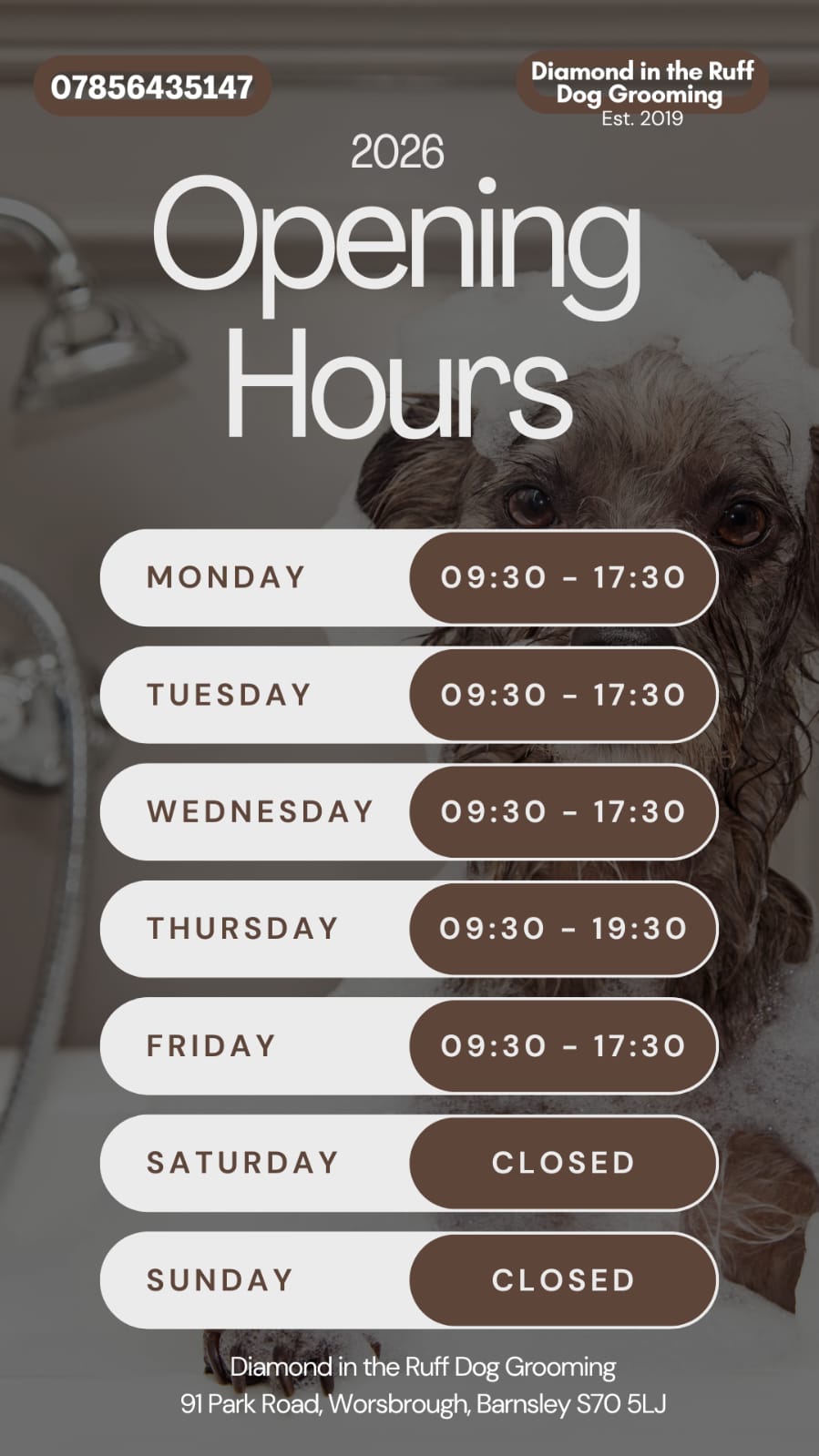 Diamond - 📣 2026 Opening Hours Update As most are aware, we are now ...
