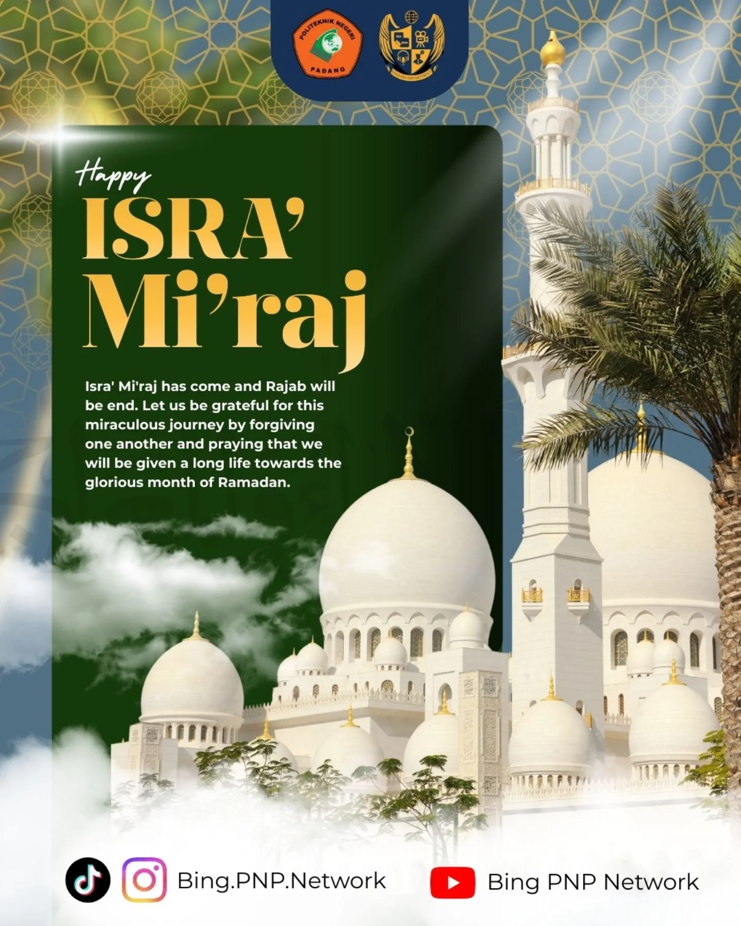 ‎Wishing you a blessed Isra Mi'raj of... - Bing PNP Network | Facebook