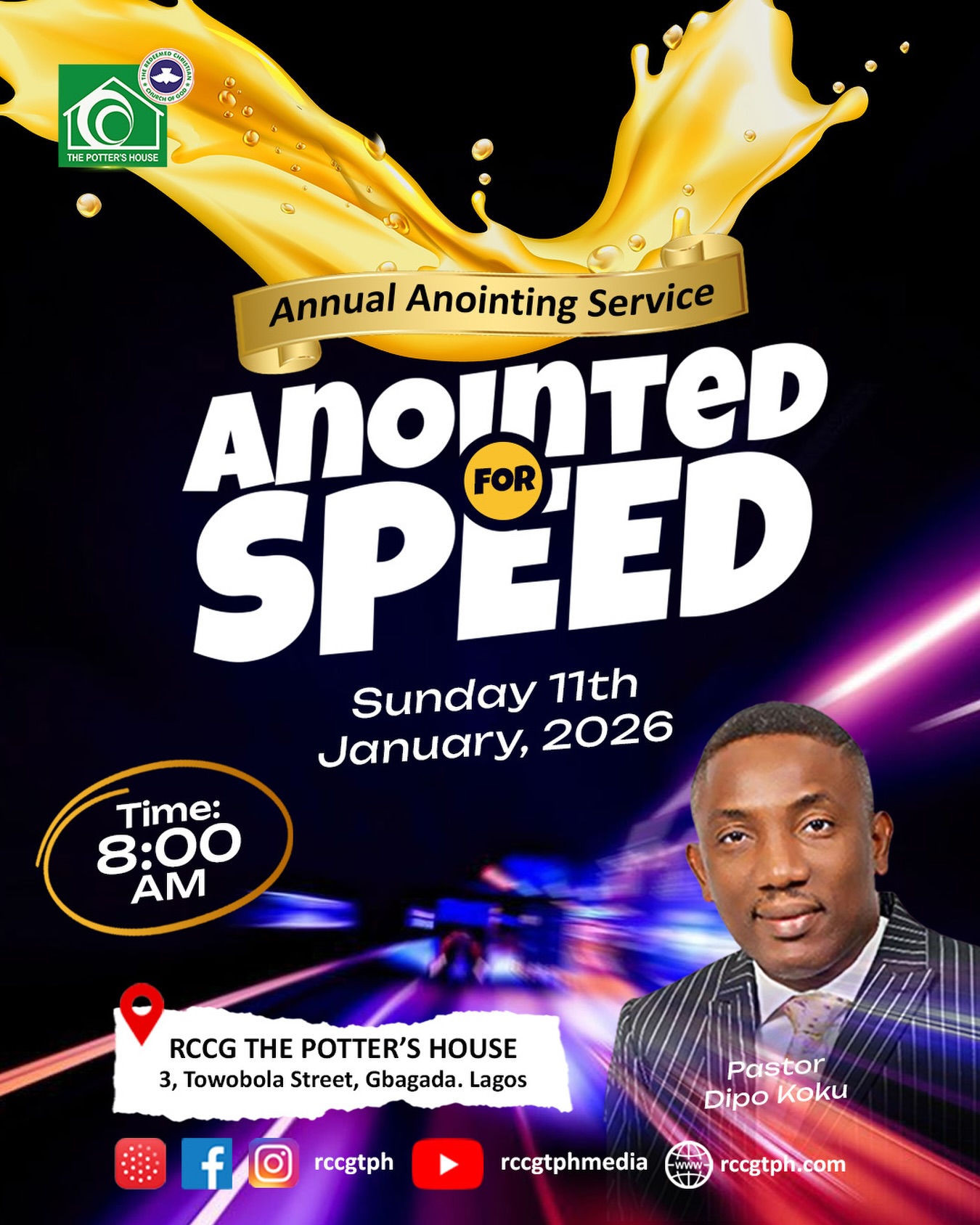 RCCG - Anointed for Speed 🔥 Step into a season of divine acceleration ...