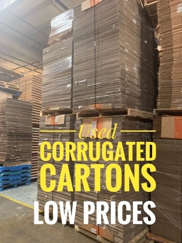 For sale used Corrugated Boxes for repackaging. 1,000 Litre food grade ...