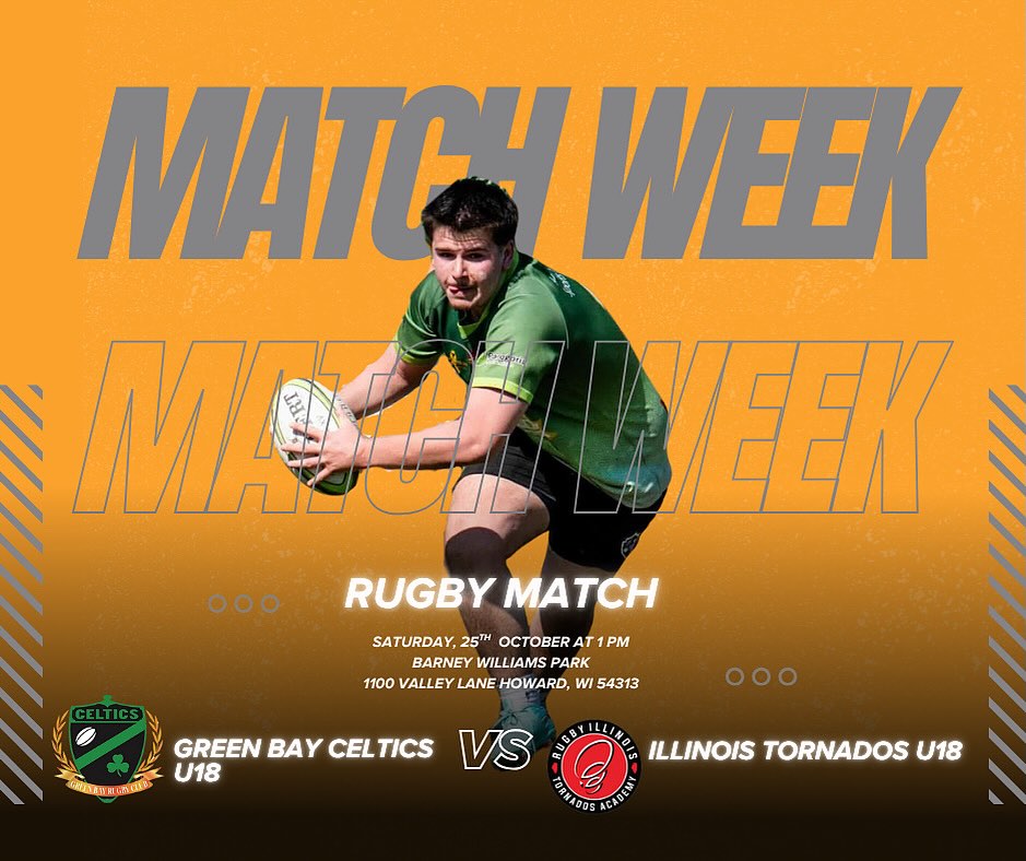 Green - 🍀 Celtics U18 Rugby – Match Announcement! 🏉 Rugby season isn’t ...