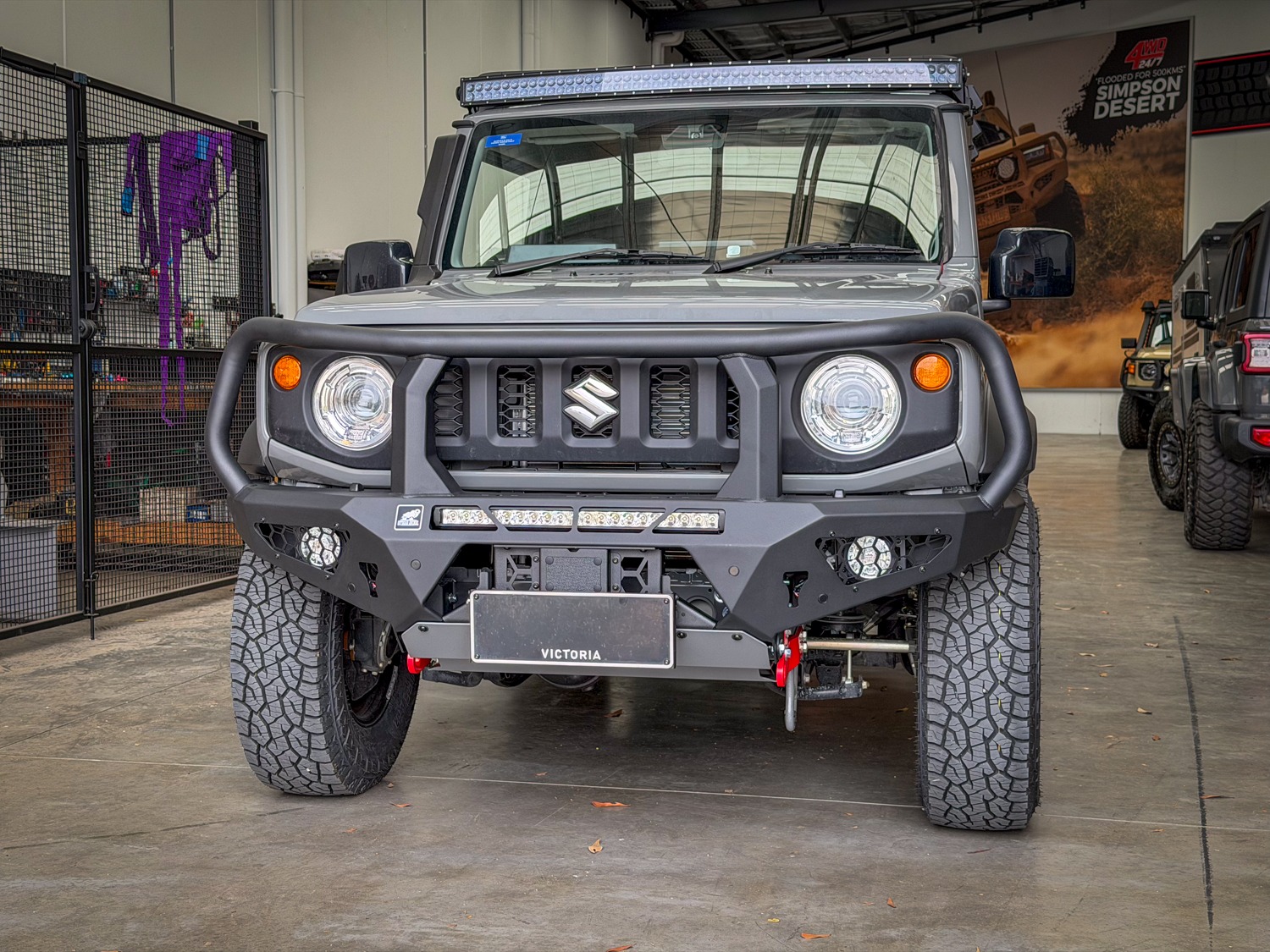 Offroad Animal bars compatible with 2024 Suzuki Jimny 3-door models