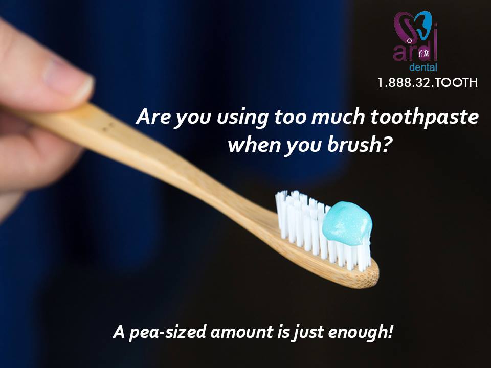ARDI Dental - All you need is a pea-size amount of fluoride toothpaste ...