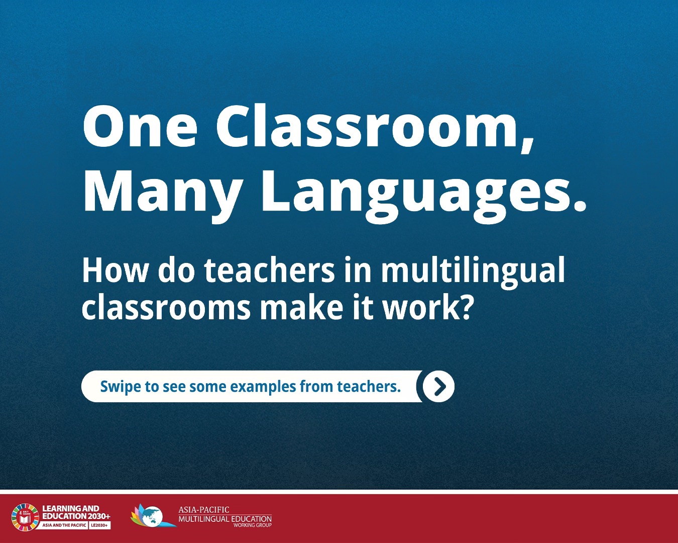UNESCO Bangkok - 💬 If you are a teacher in multilingual... | Facebook