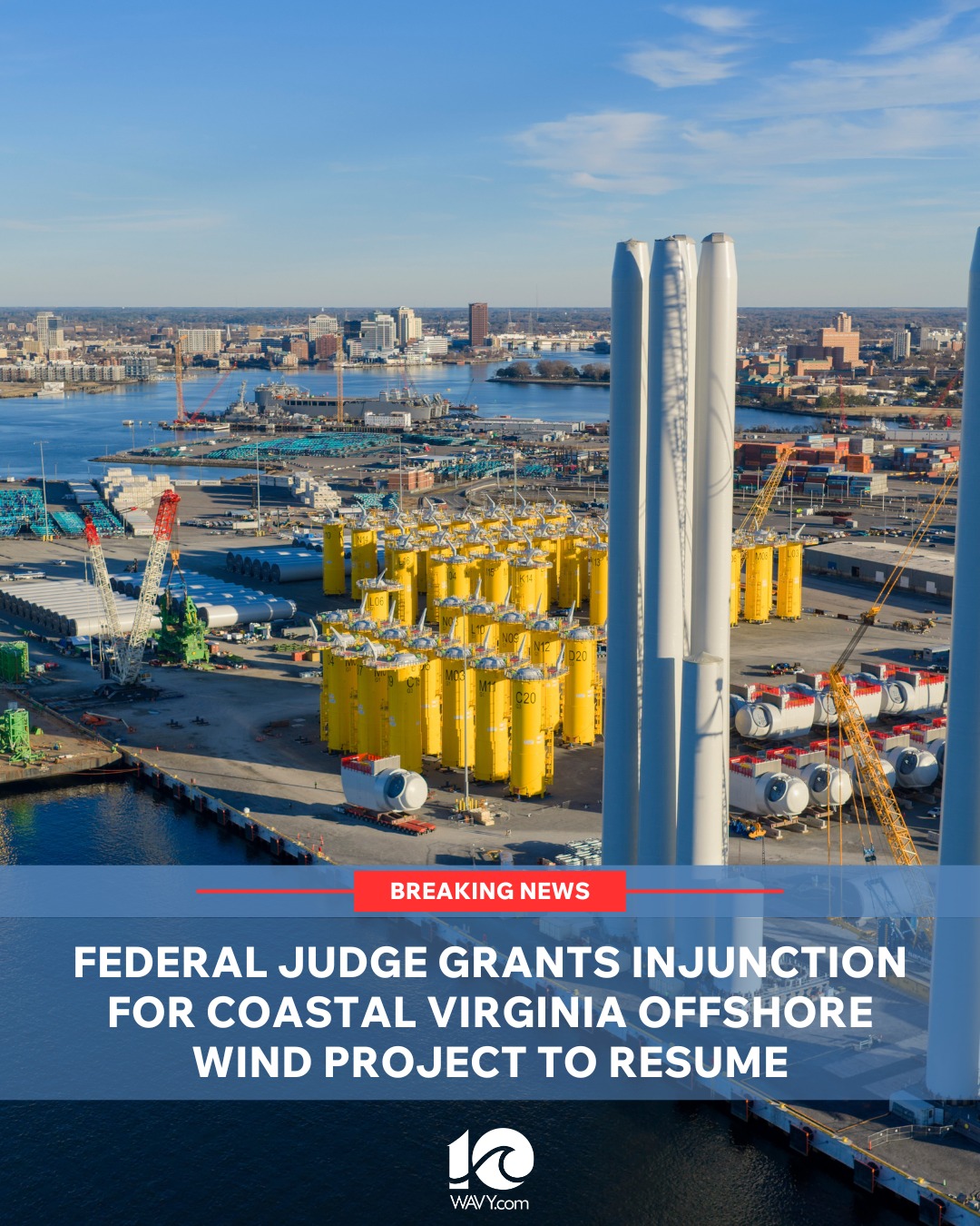 WAVY TV 10 - A federal judge in Norfolk granted a... | Facebook