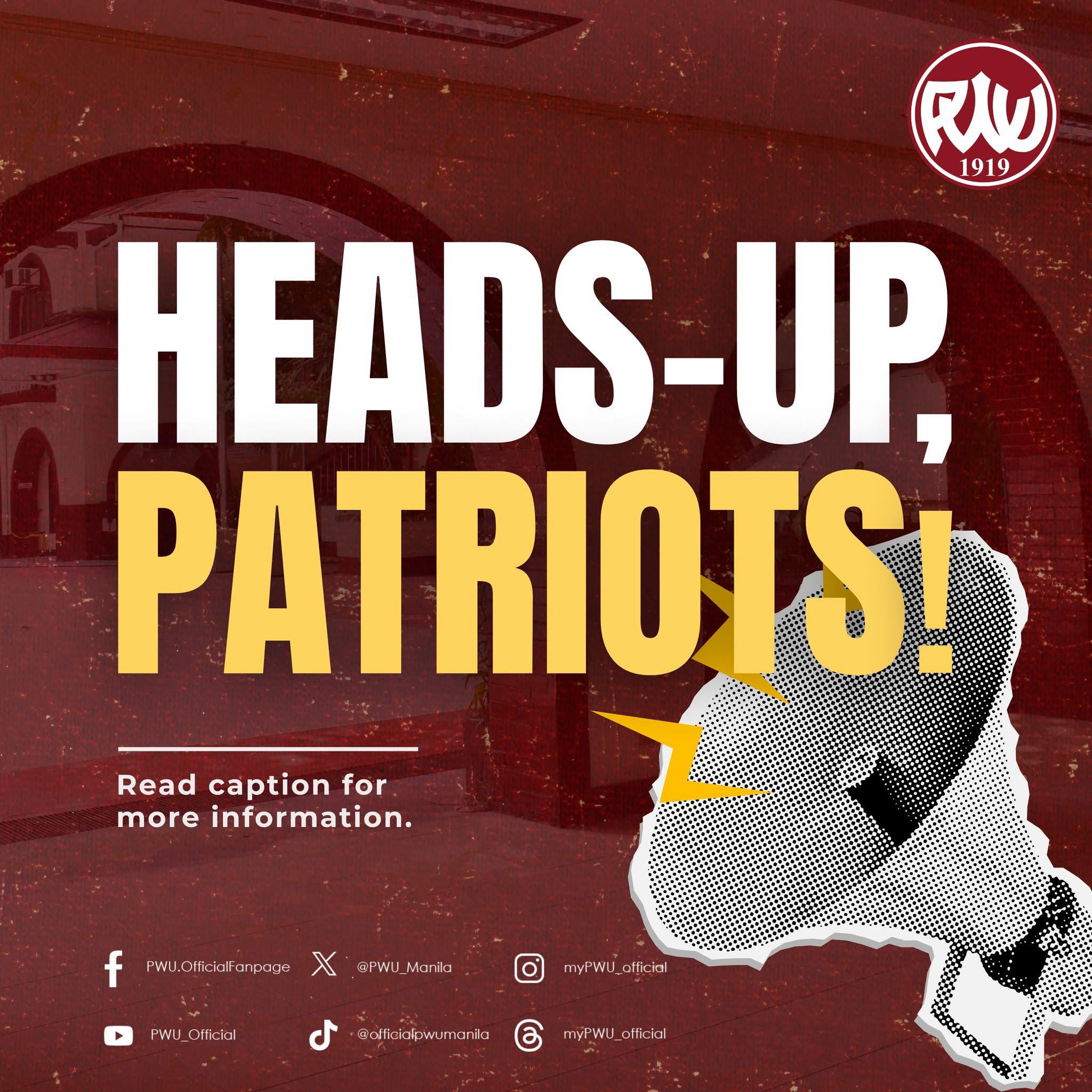 In line with the... - Philippine Women's University - PWU | Facebook