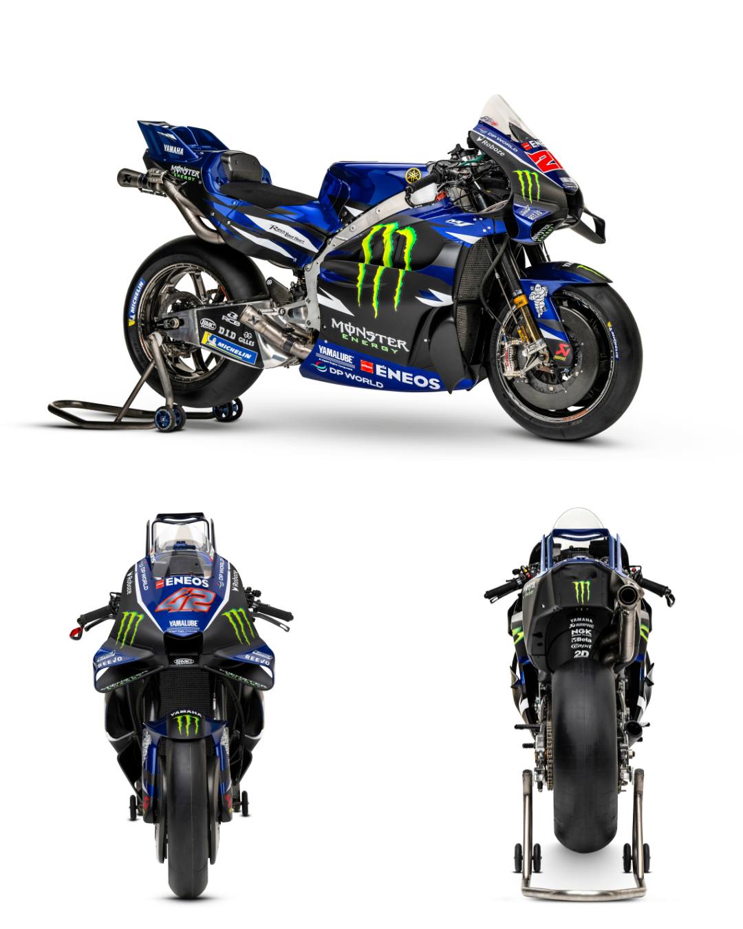 Meet the 2026 Monster Energy Yamaha YZR‑M1 💎 #MotoGP