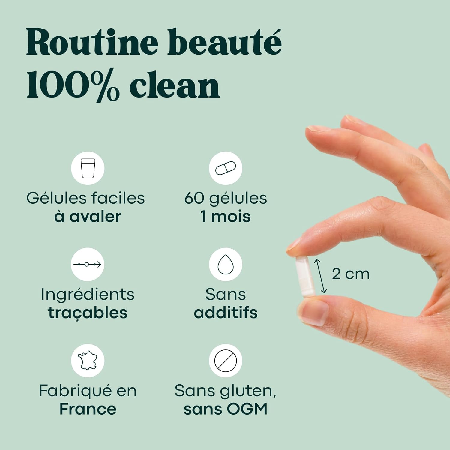 Collagène Marin + Acide Hyaluronique Novoma - 120 Gélules, Hydratation Peau Et Articulations, Fabriqué En France