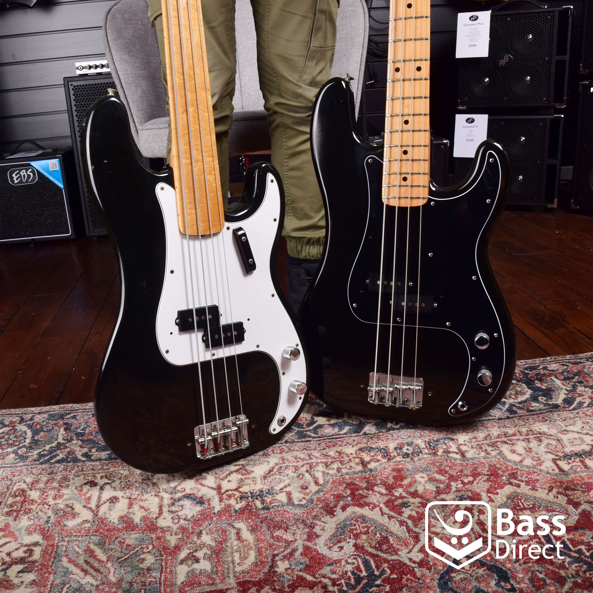 A fretless 1970's ESP Navigator Espionage Bass. @otisfunkyjunk
