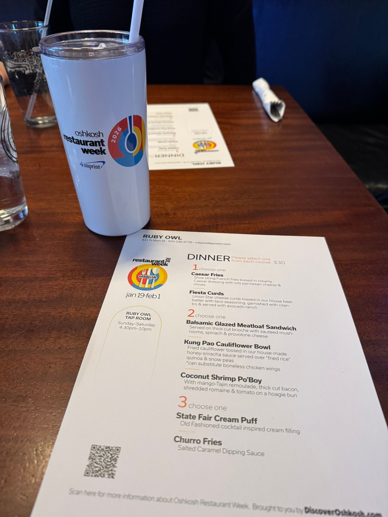 Oshkosh Restaurant Week