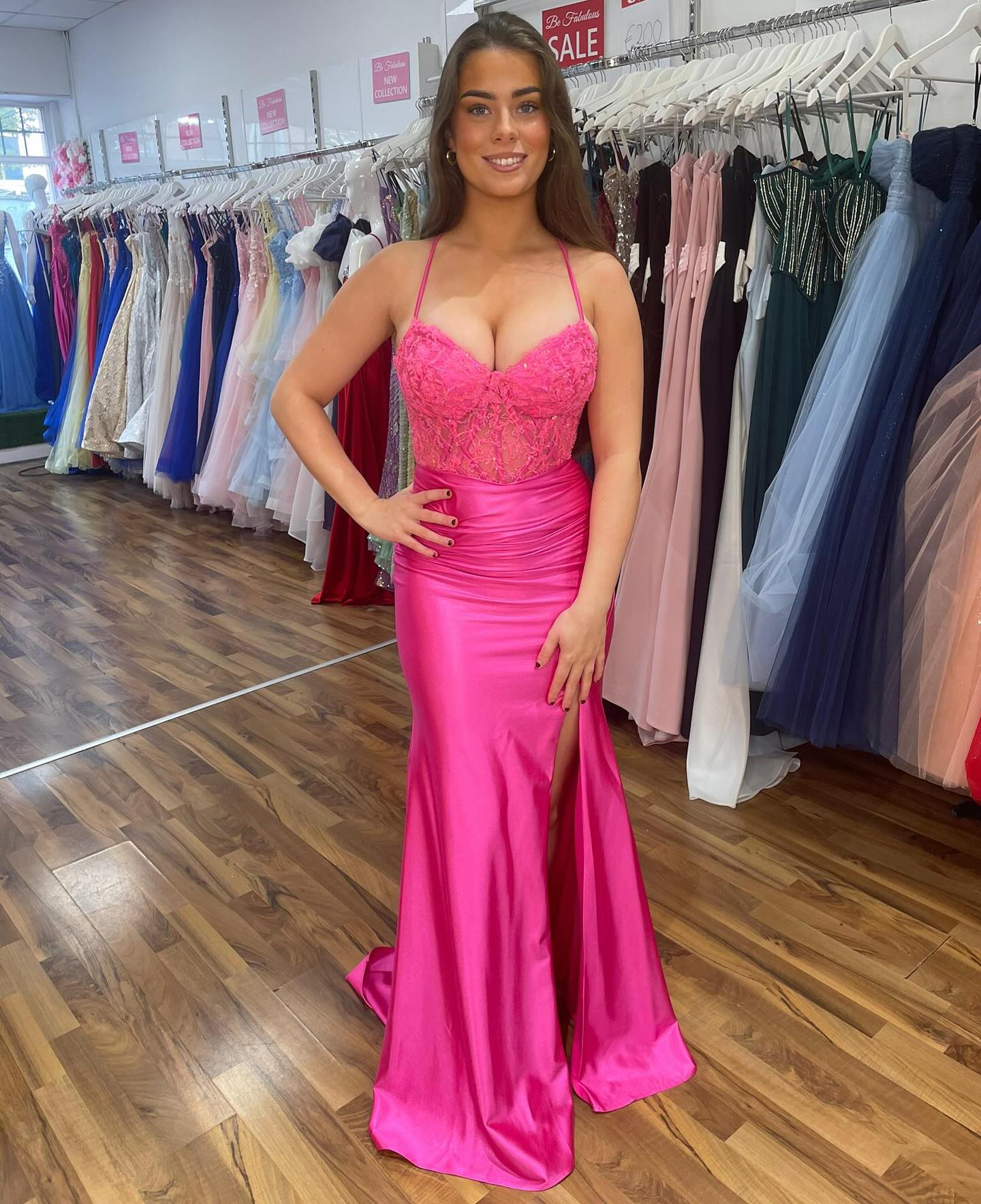 💖New Arrival 💖 So so Pretty in Hot Pink 💖 #befabulouslimerick #debs # debsdress #debsdresses #debsdressesireland #debsboutique #debsshop #debsireland #debsshopping #ty #tyball #tyballdress #tyballdressesireland #eveninggown #eveningowns #eveningdress 