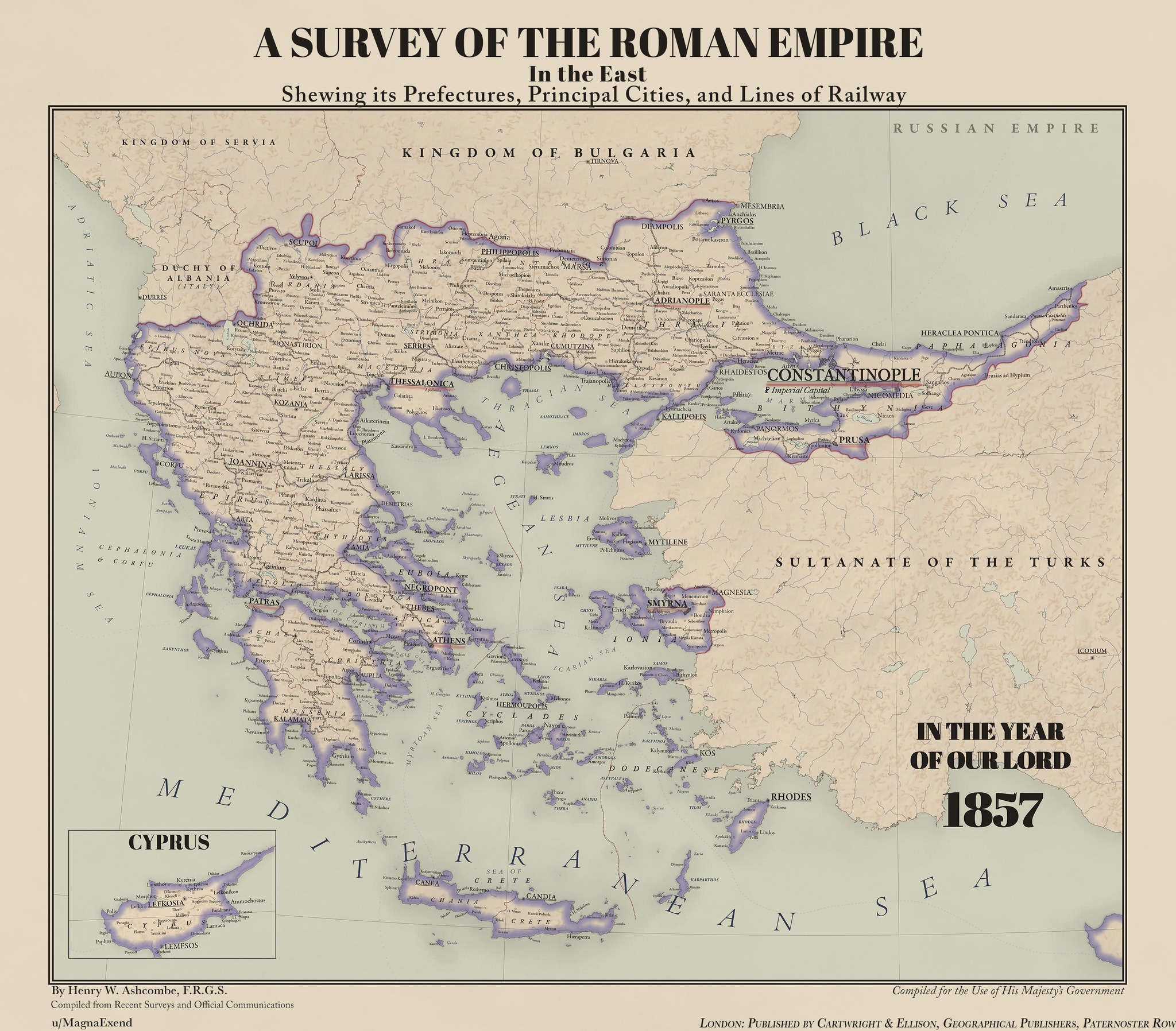 Eurasian - A Survey of the Roman Empire in the East This map, titled A ...