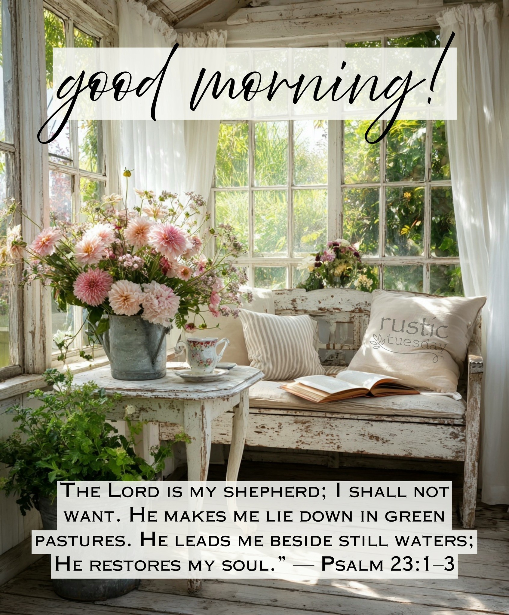 𝚛𝚞𝚜𝚝𝚒𝚌 - Good morning! This verse always slows me down a little... I ...