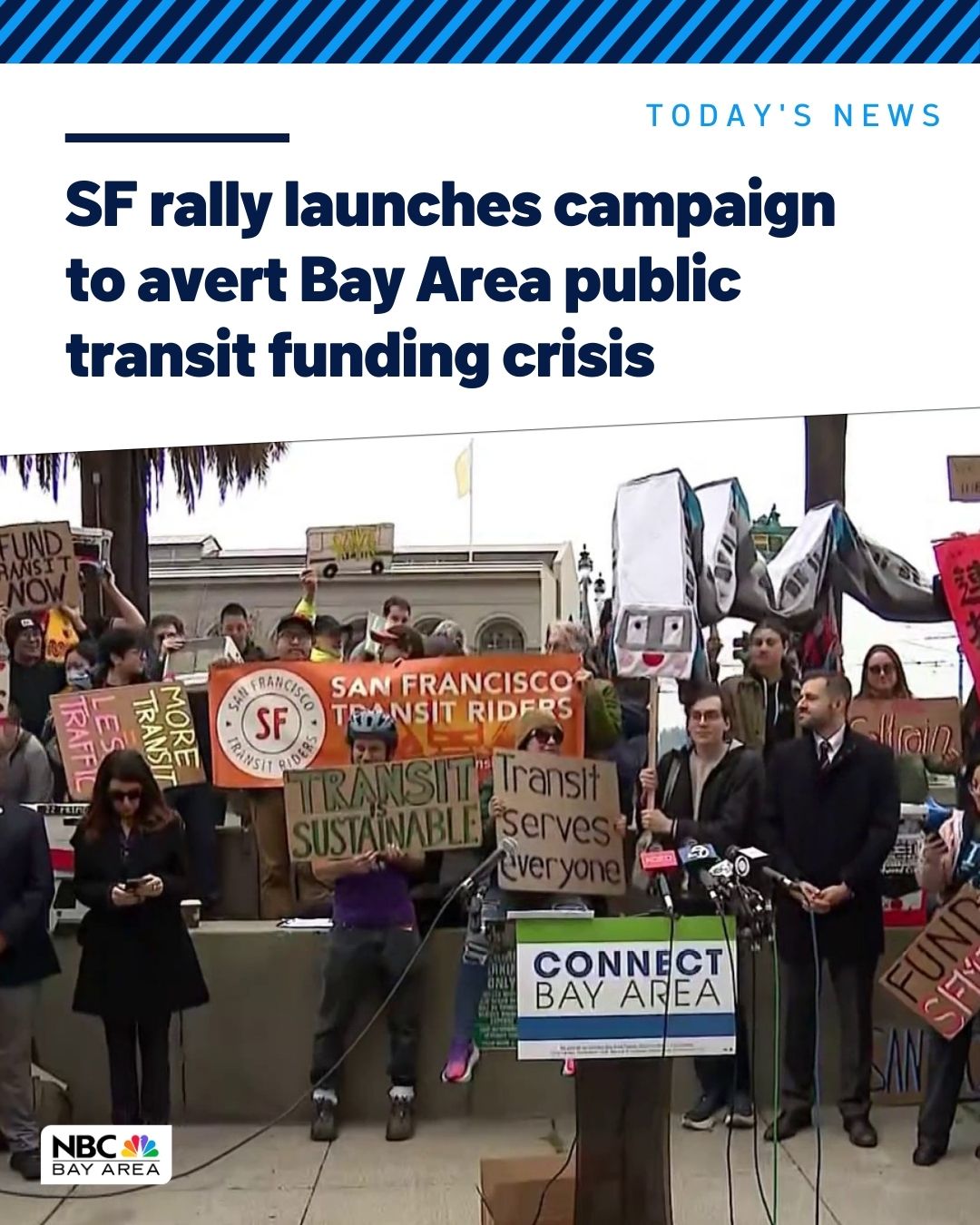 NBC Bay Area - A rally to save Bay Area public transit... | Facebook