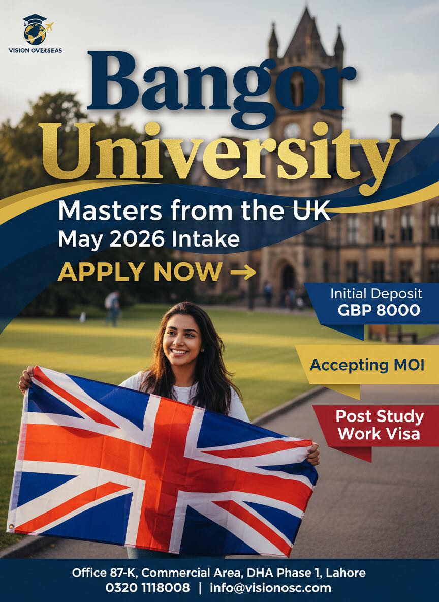 Vision - 🎓 Study in the UK – Masters from Bangor University (May 2026 ...