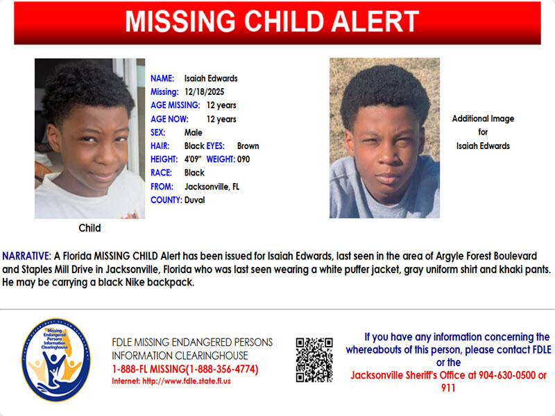 FDLE - UPDATE: This is a cancellation to the Florida Missing Child ...