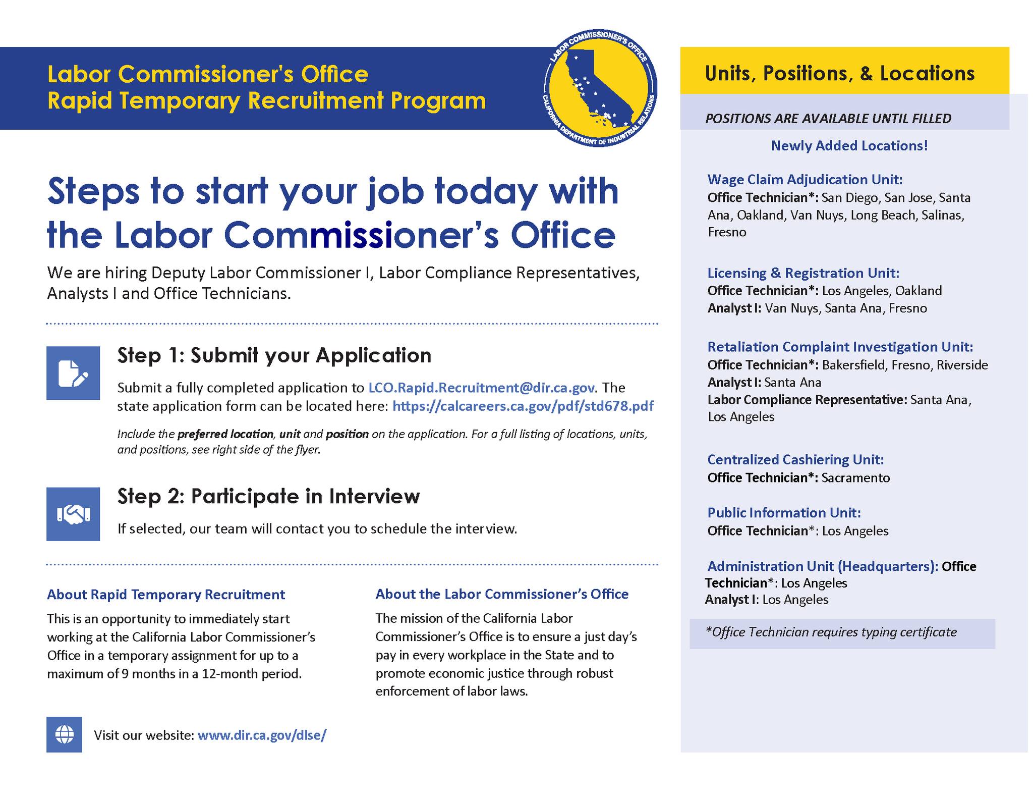 State - Ready to make a difference in your community? Start working for ...