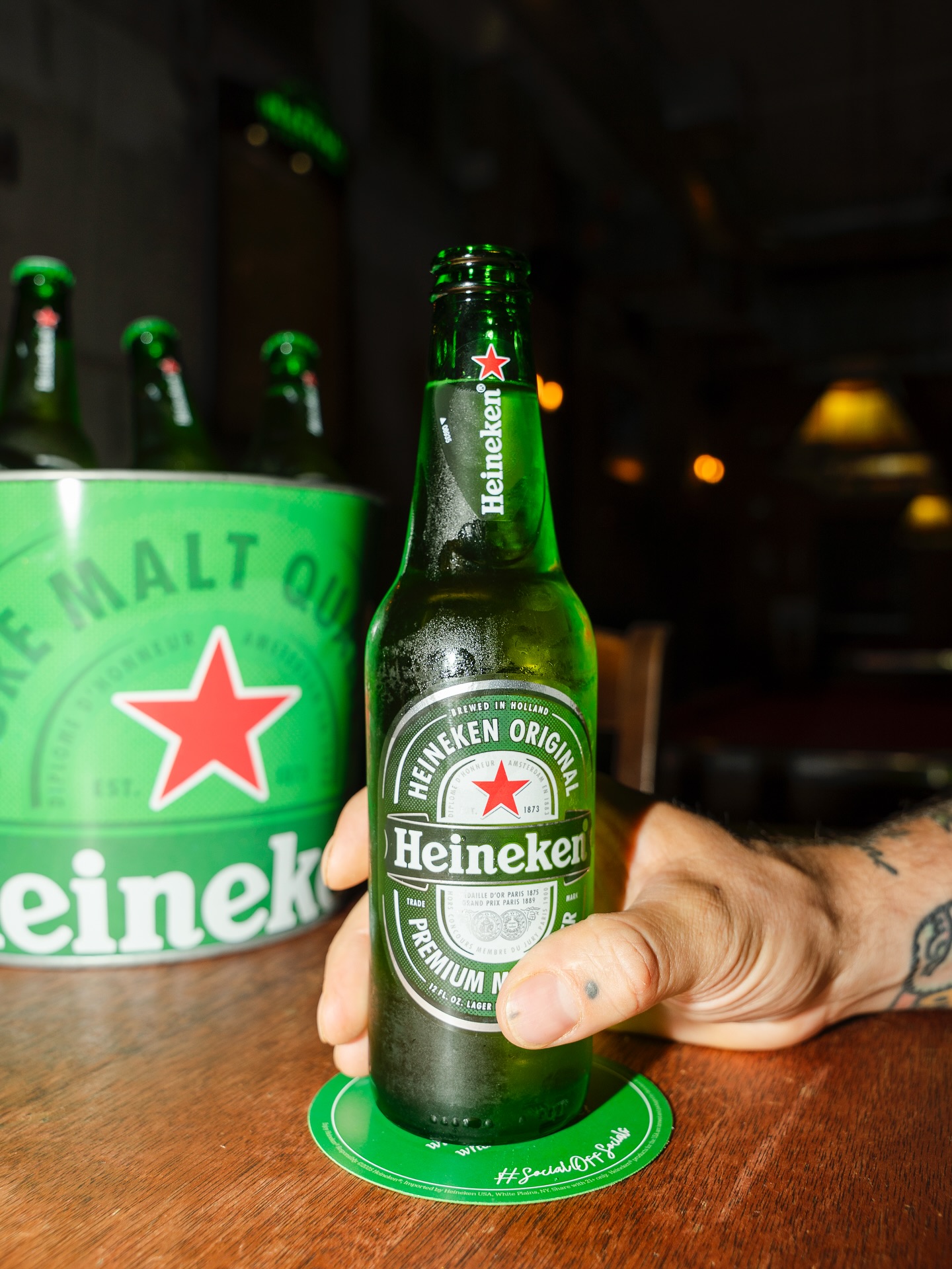THIS WEDNESDAY 5-8pm @heineken_us will be here for a special glass 