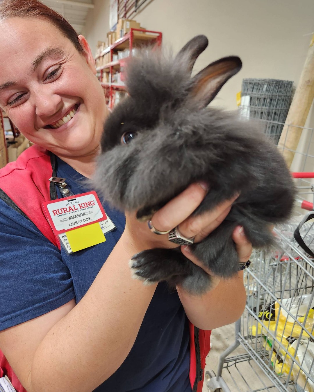 Rural King - Adding some fluffy, cuteness to your timeline 🐰🩷 | Facebook