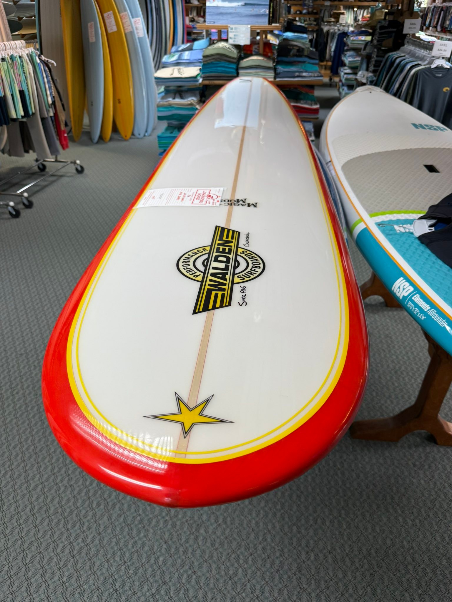 Board of the Day! 9'6” #walden Magic model HAND SHAPED