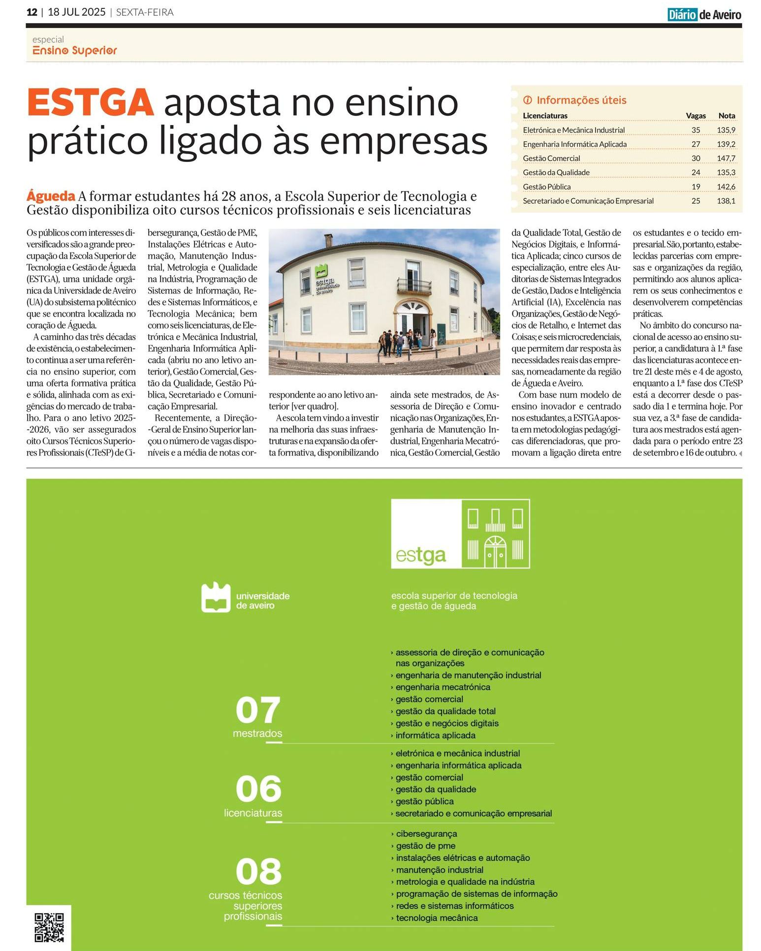 ESTGA - Universidade de Aveiro | Águeda