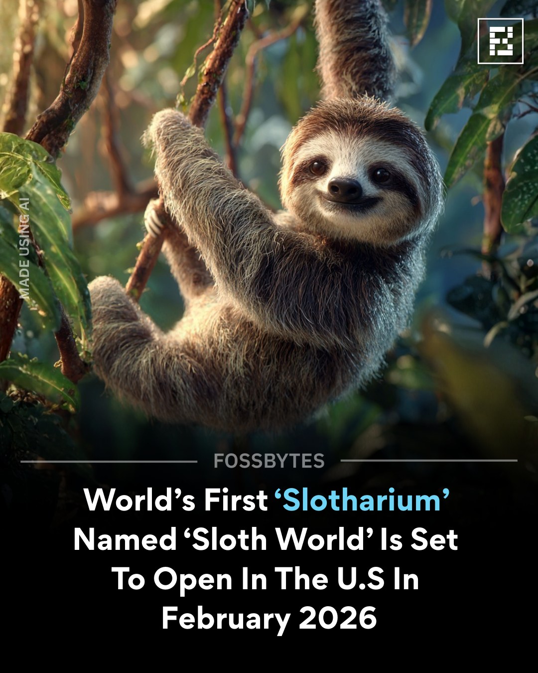 Fossbytes - The world’s first “slotharium,” called Sloth... | Facebook