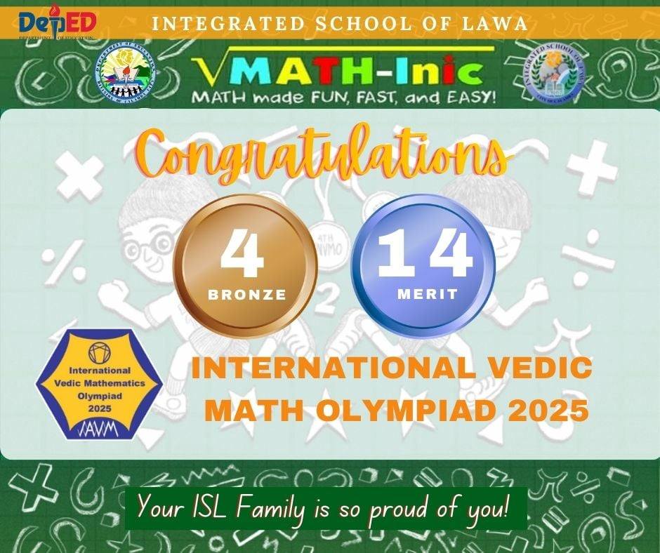 Congratulations to our... - DepEd Tayo ISLawa - Calamba City | Facebook