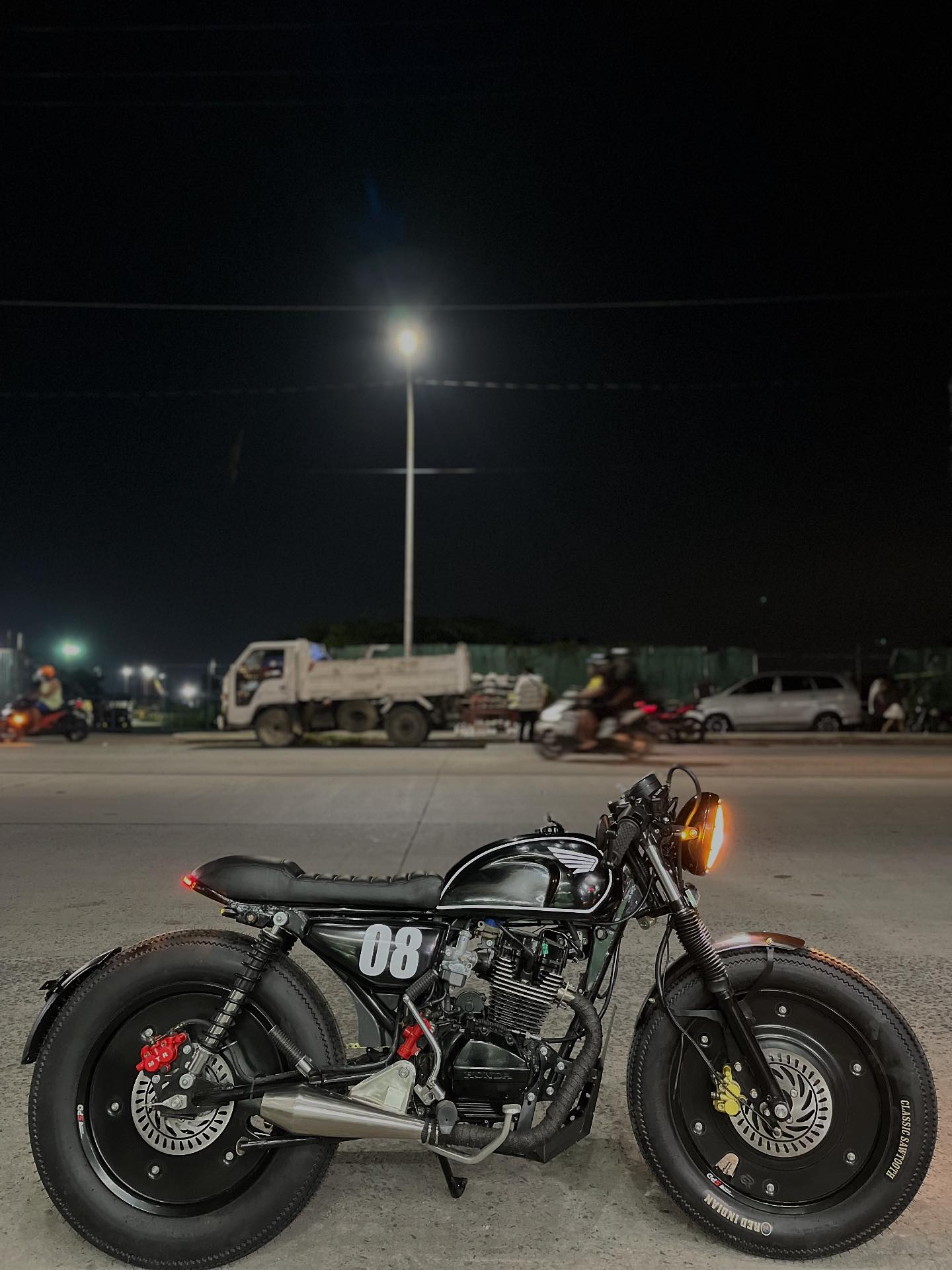 Swabz - Honda Tmx 125 Cafe Racer Build 💣💨 Powered by... | Facebook