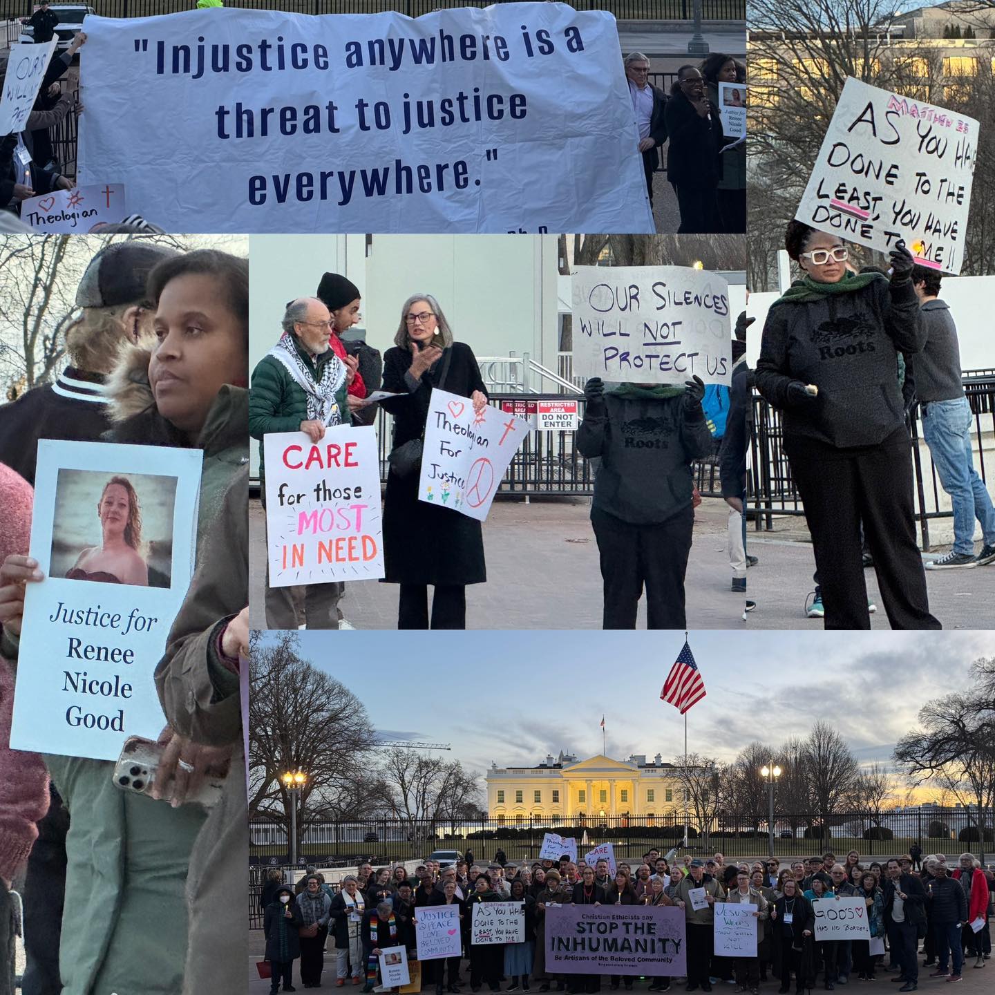Franciscan - Today’s public witness outside the White House with prayer ...