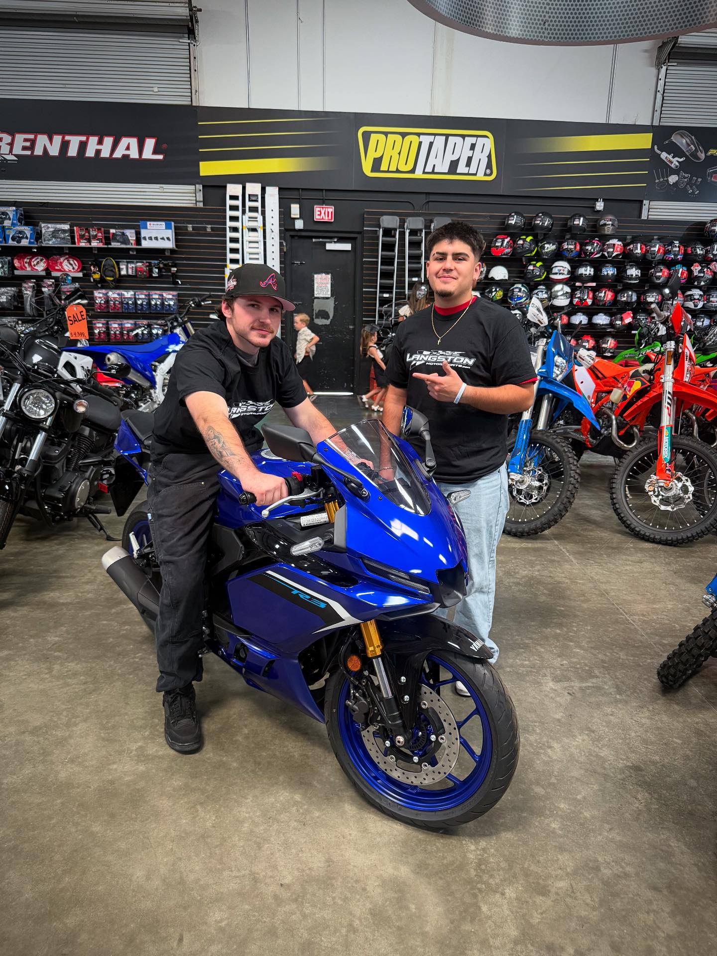 Langston - 🔥 Huge congrats to Troy on the new 2025 R3! 🏍️💨 Sleek. Fast ...