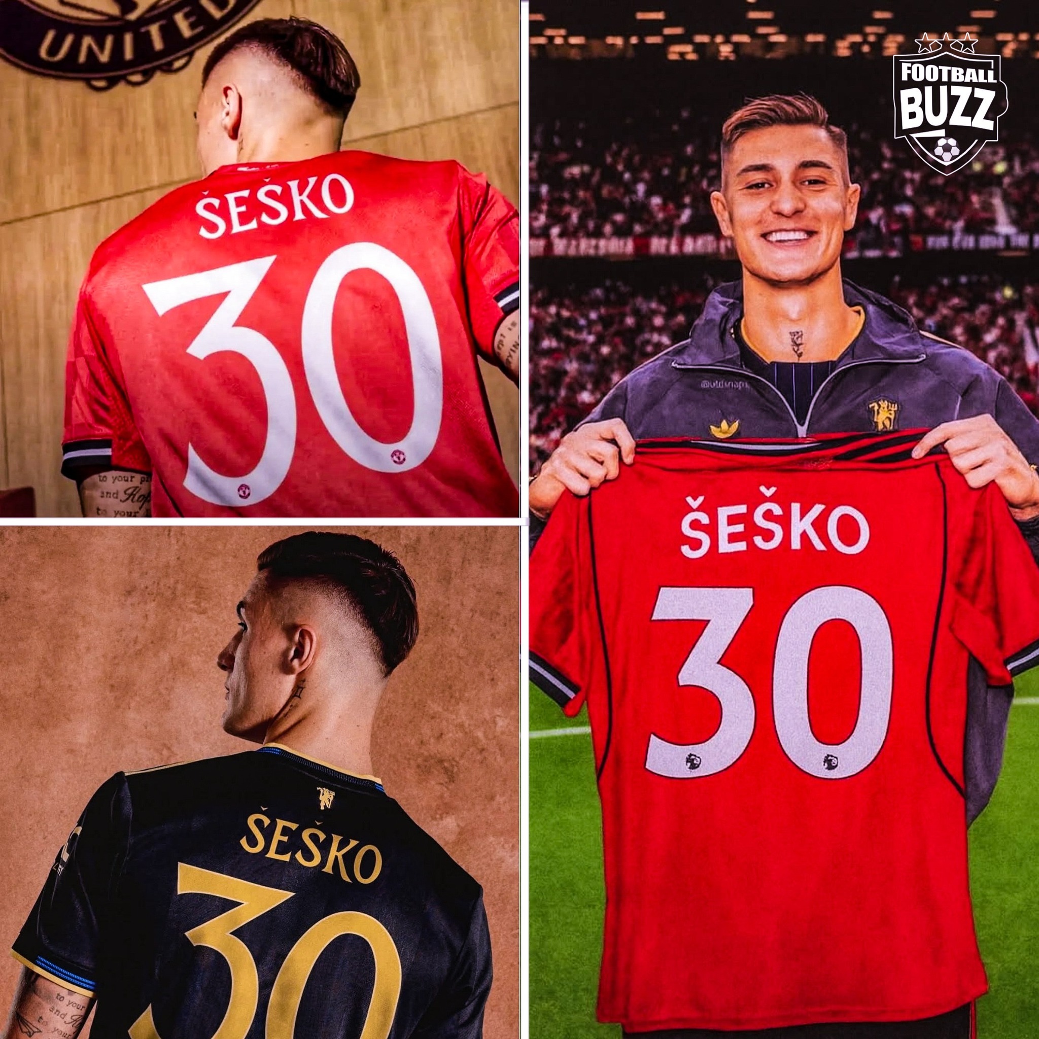🚨 OFFICIAL: 🇸🇮 Benjamin Sesko will wear jersey number 30 at