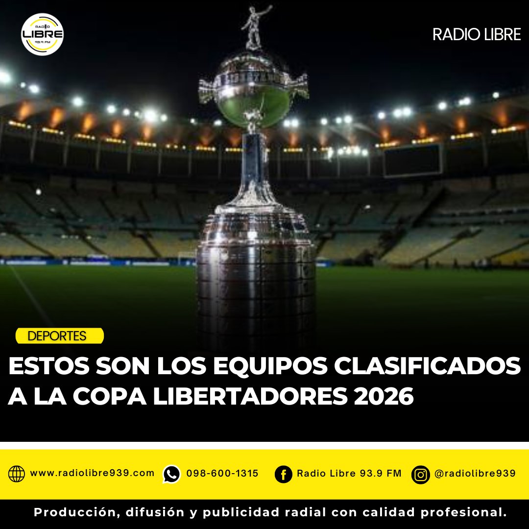 Radio - A varios meses del inicio de la Copa Libertadores 2026, ya son ...