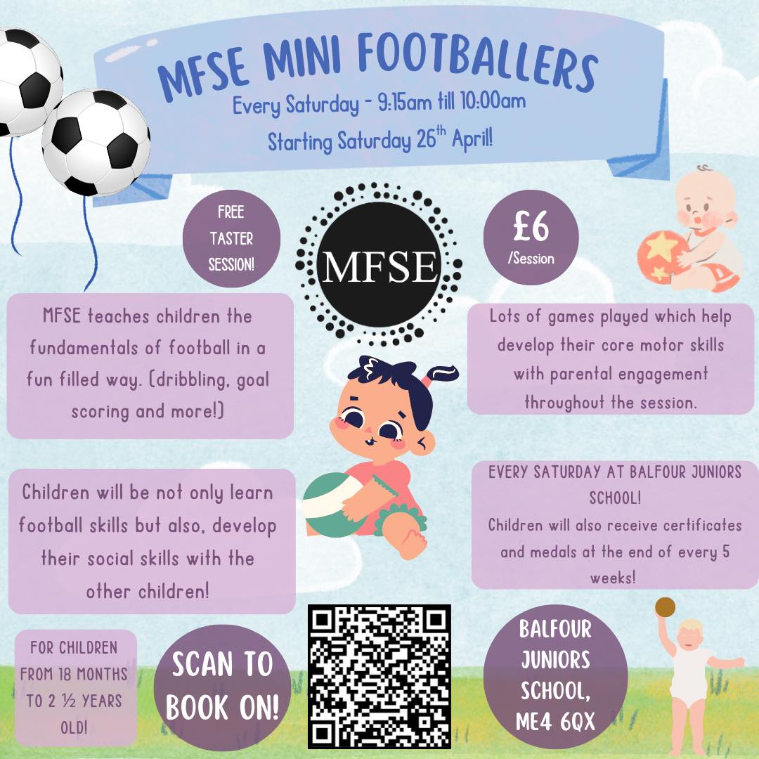 MFSE - 𝗠𝗙𝗦𝗘 𝗠𝗶𝗻𝗶 𝗙𝗼𝗼𝘁𝗯𝗮𝗹𝗹𝗲𝗿𝘀! 👶⚽️ 𝗠𝗙𝗦𝗘 𝗮𝗿𝗲 𝗱𝗲𝗹𝗶𝗴𝗵𝘁𝗲𝗱 𝘁𝗼... | Facebook