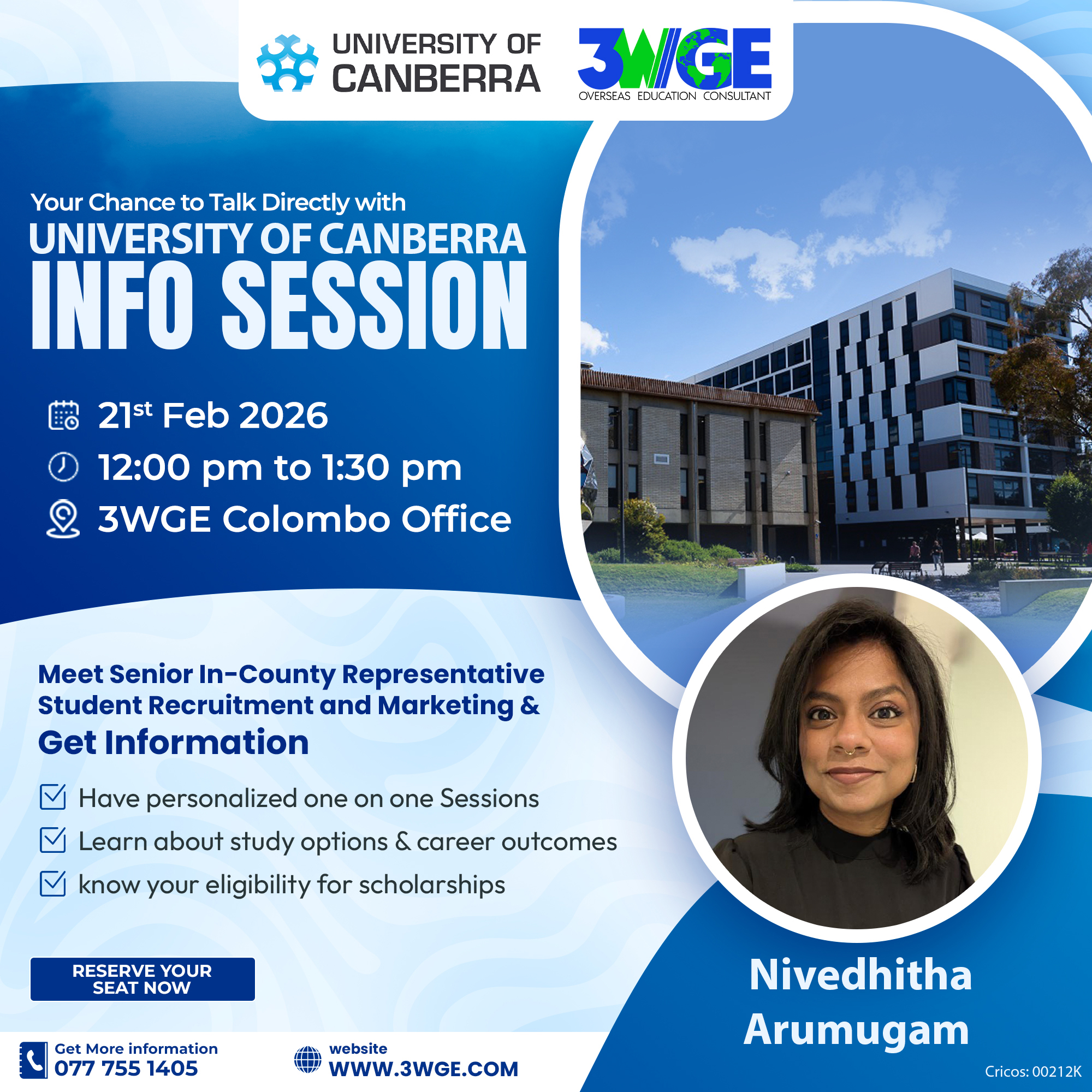 3W - 📚Explore your future in Australia with the University of Canberra ...