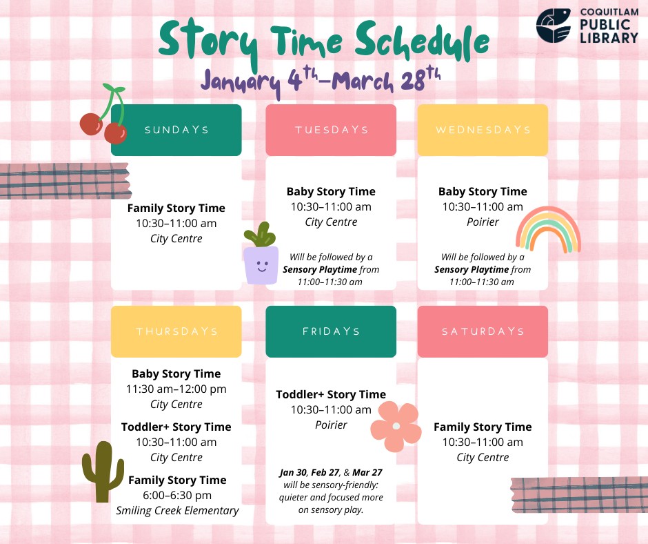 Coquitlam - Join us at the Library for another run of our ever-popular ...