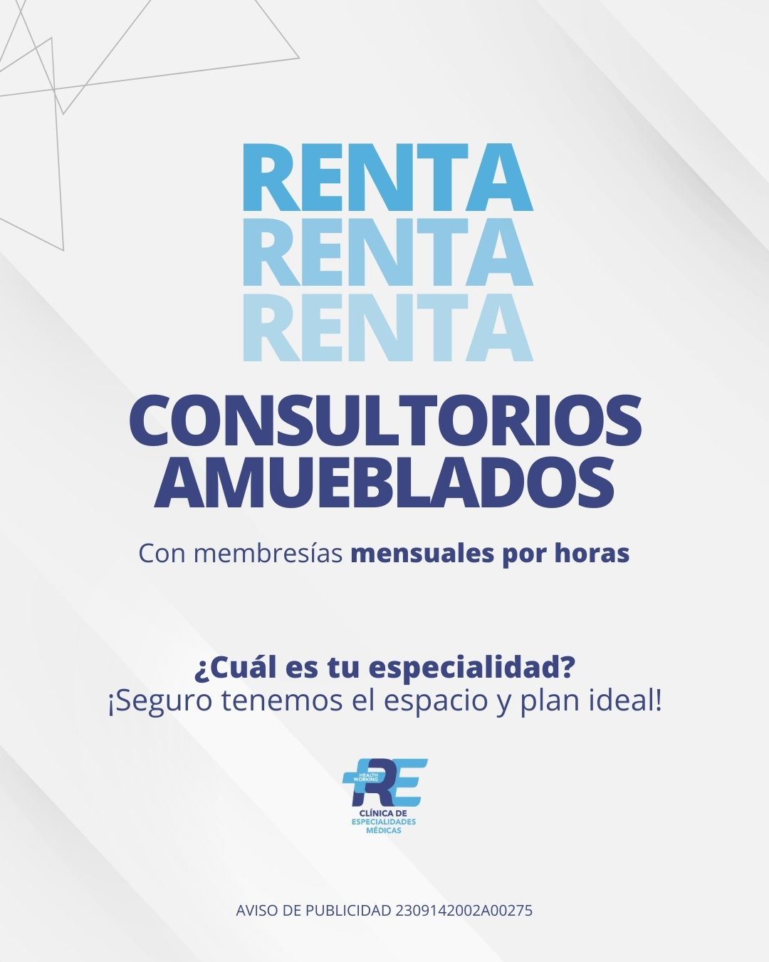 Clinica RE - La REnta por horas te trae beneficios para que puedas ser ...