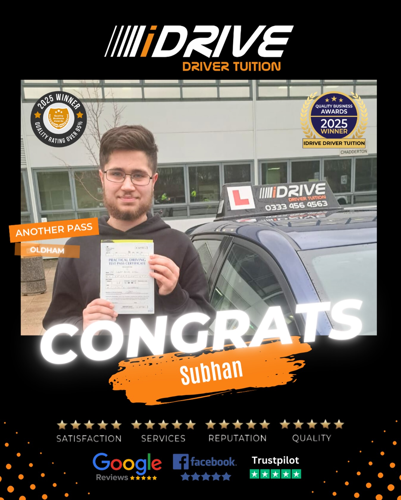 IDrive Driver Tuition - Congratulations to Shek Nizam Uddin Shah who ...