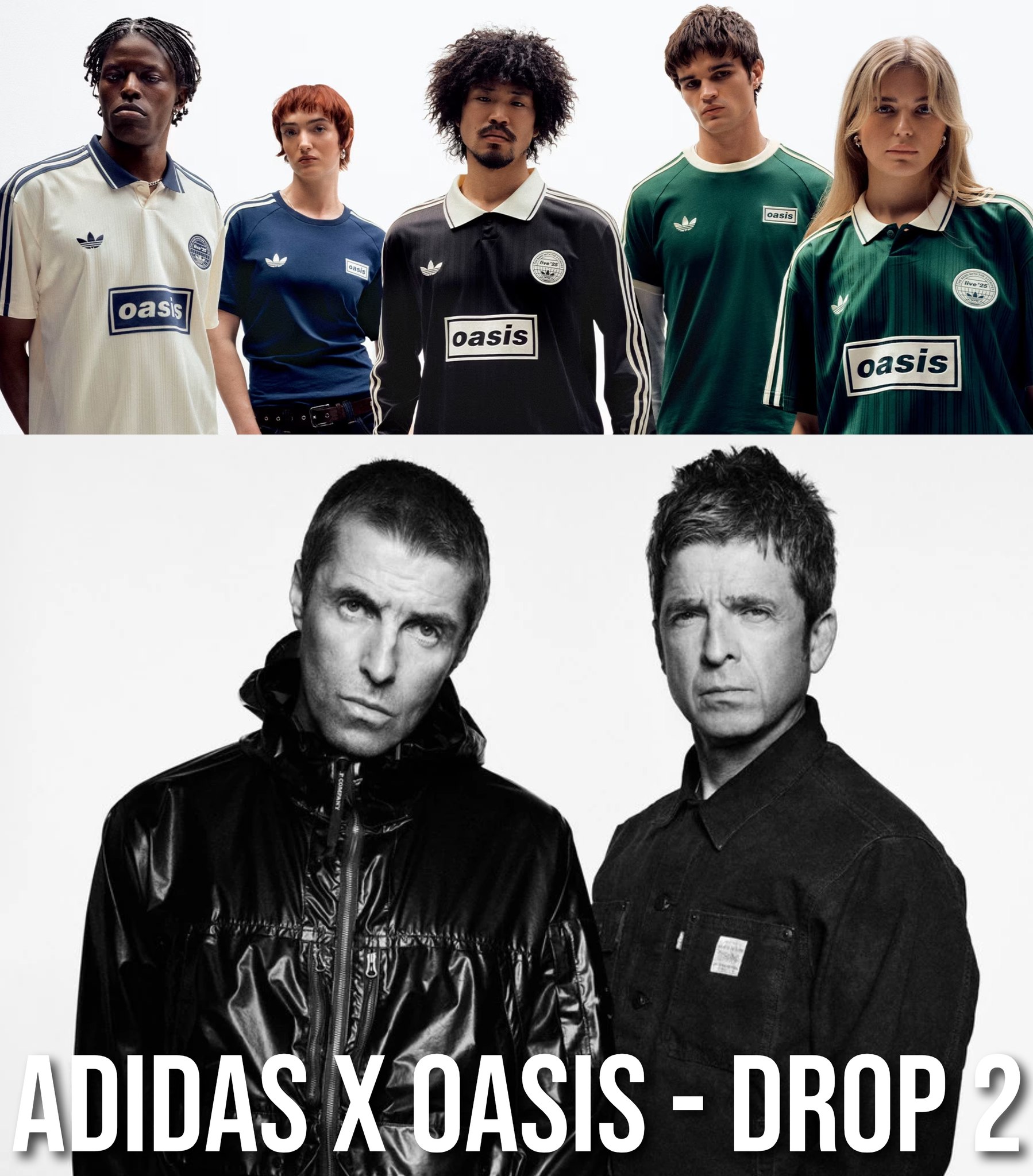 Update: adidas x Oasis drop 2 - Now online? The second drop 
