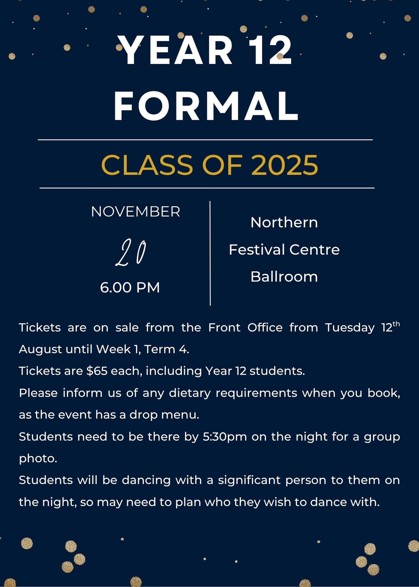 John - 2025 FORMAL Time to celebrate 13 Years of Schooling! Year 12 ...