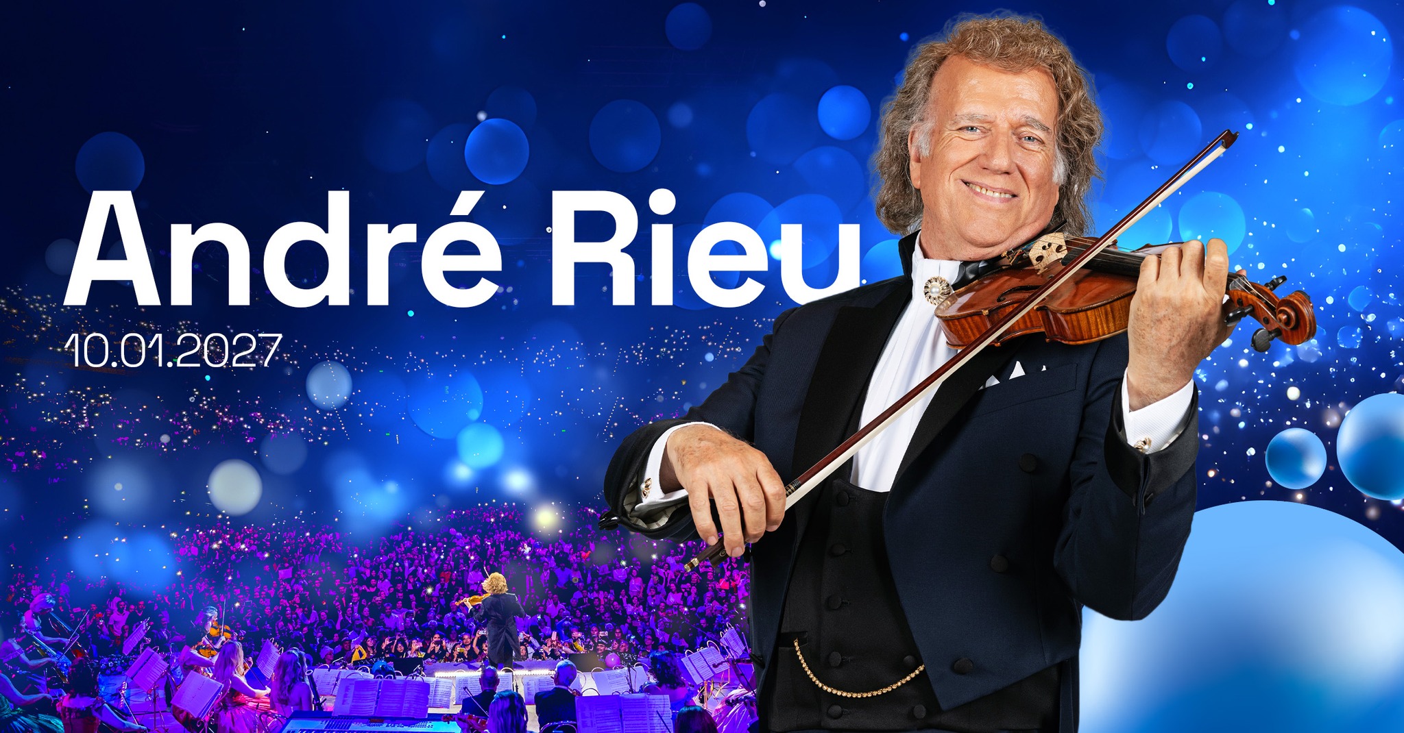 AFAS - De koning van de wals keert terug! 🎻 Deze zondag staat André ...