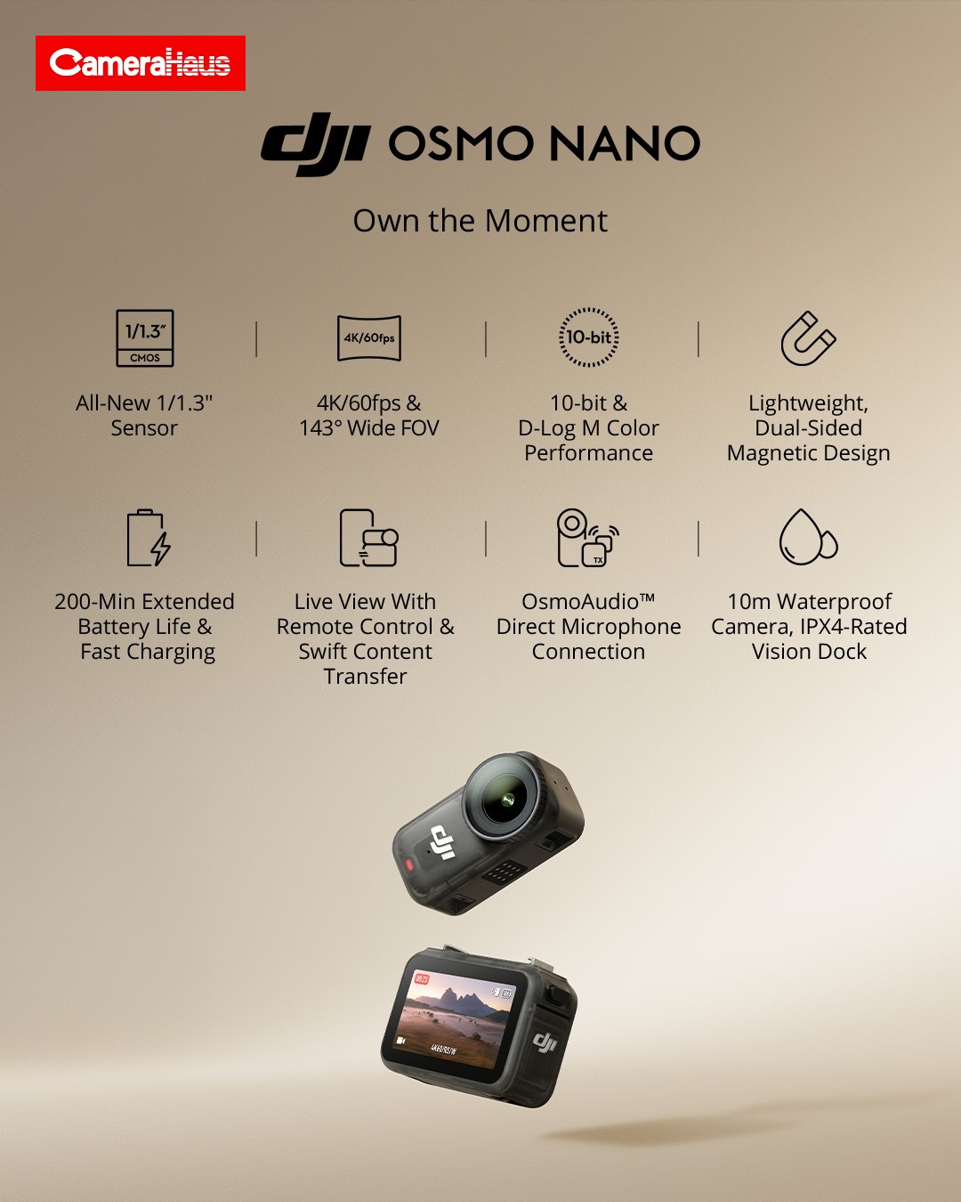 Camerahaus - Meet DJI Osmo Nano (128GB) - Own the Moment Introducing ...
