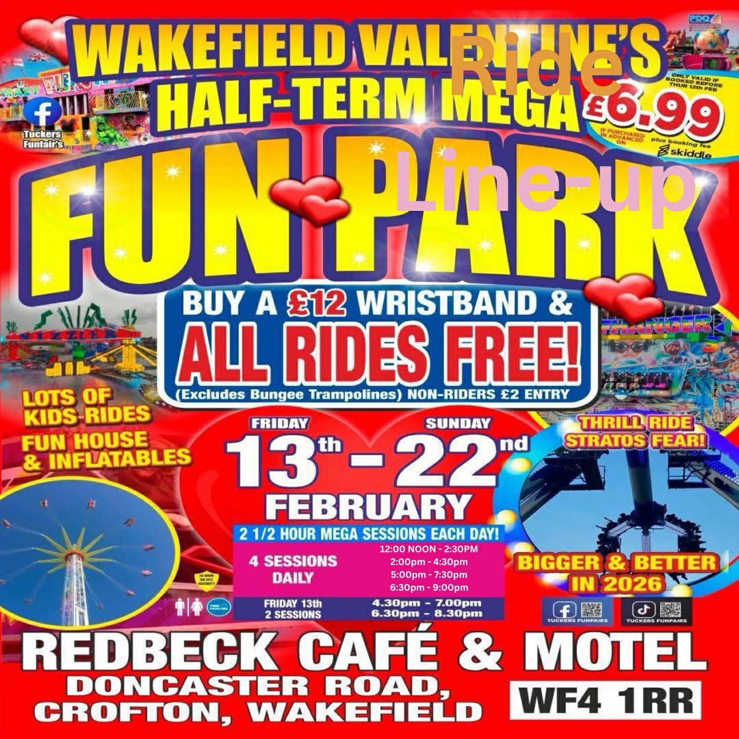 ️ WAKEFIELD VALENTINES FUNPARK ️... - Tuckers Funfairs | Facebook